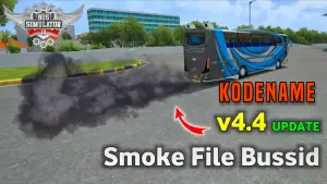 How to add black smoke to the back of the bus BUSSID V4.4