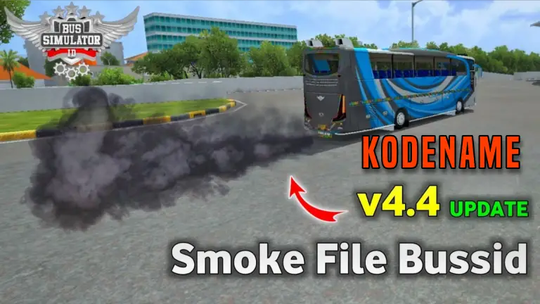 How to add black smoke to the back of the bus BUSSID V4.4