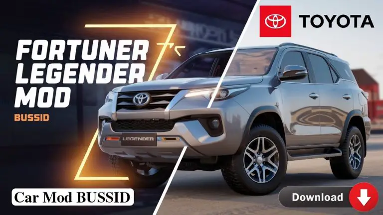 Toyota Fortuner Legender Mod BUSSID, Car Mod BUSSID