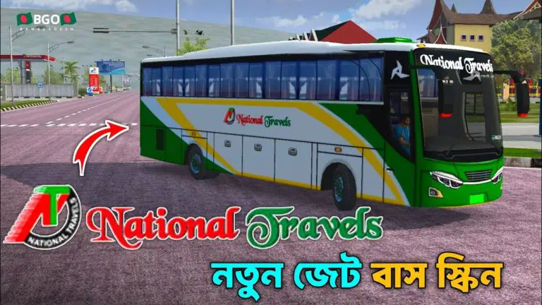 National Travels new bus skin 1st Bus Skin for BUSSID